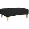Image de vidaXL Voetenbank 77x55x31 cm stof zwart