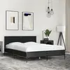 Image de vidaXL Cadre de lit sans matelas noir 140x200 cm