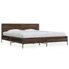 Image de vidaXL Cadre de lit sans matelas chêne marron 200x200 cm