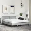 Image de vidaXL Cadre de lit sans matelas sonoma gris 140x190 cm
