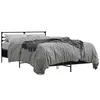 Image de vidaXL Cadre de lit sans matelas noir 140x200 cm