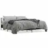 Image de vidaXL Cadre de lit sans matelas chêne fumé 180x200 cm