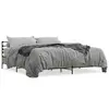 Image de vidaXL Cadre de lit sans matelas chêne sonoma 200x200 cm