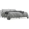 Image de vidaXL Cadre de lit sans matelas sonoma gris 200x200 cm