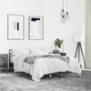 Image de vidaXL Cadre de lit sans matelas chêne marron 135x190 cm