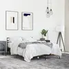 Image de vidaXL Cadre de lit sans matelas chêne fumé 140x190 cm