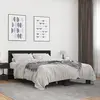 Image de vidaXL Cadre de lit sans matelas noir 140x200 cm
