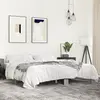 Image de vidaXL Cadre de lit sans matelas sonoma gris 200x200 cm