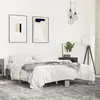 Image de vidaXL Cadre de lit sans matelas sonoma gris 150x200 cm