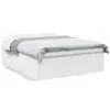 Image de vidaXL Cadre de lit sans matelas blanc 160x200 cm