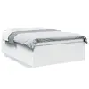 Image de vidaXL Cadre de lit sans matelas blanc 140x200 cm
