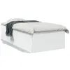 Image de vidaXL Cadre de lit sans matelas blanc 90x200 cm