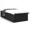 Image de vidaXL Cadre de lit sans matelas noir 90x200 cm