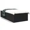 Image de vidaXL Cadre de lit sans matelas noir 90x190 cm