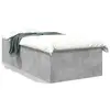 Image de vidaXL Cadre de lit sans matelas gris béton 75x190 cm