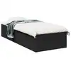 Image de vidaXL Cadre de lit sans matelas noir 100x200 cm