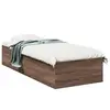 Image de vidaXL Cadre de lit sans matelas chêne marron 100x200 cm