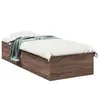 Image de vidaXL Cadre de lit sans matelas chêne marron 90x200 cm