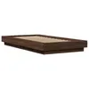 Image de vidaXL Cadre de lit avec lumières LED sans matelas 100x200 cm