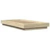 Image de vidaXL Cadre de lit avec lumières LED sans matelas 75x190 cm