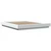 Image de vidaXL Cadre de lit sans matelas blanc 150x200 cm