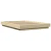 Image de vidaXL Cadre de lit sans matelas chêne sonoma 140x200 cm