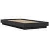 Image de vidaXL Cadre de lit sans matelas noir 90x190 cm