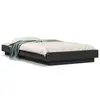 Image de vidaXL Cadre de lit sans matelas noir 90x190 cm