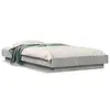 Image de vidaXL Cadre de lit sans matelas gris béton 90x190 cm