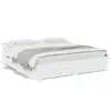 Image de vidaXL Cadre de lit avec tiroirs sans matelas blanc 200x200 cm