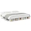 Image de vidaXL Cadre de lit sans matelas blanc 180x200 cm