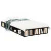 Image de vidaXL Cadre de lit sans matelas noir 90x190 cm