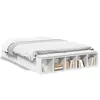 Image de vidaXL Cadre de lit sans matelas blanc 150x200 cm
