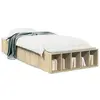 Image de vidaXL Cadre de lit sans matelas chêne sonoma 75x190 cm
