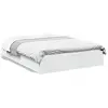 Image de vidaXL Cadre de lit avec tiroirs sans matelas blanc 120x190 cm