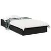 Image de vidaXL Cadre de lit avec tiroirs sans matelas noir 90x190 cm