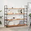 Image de vidaXL Étagères flottantes 2 pcs 120x40x2 cm acacia massif à l'huile