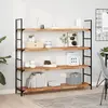 Image de vidaXL Étagères flottantes 4 pcs 120x30x4 cm acacia massif à l'huile