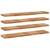 Image de vidaXL Étagères flottantes 4 pcs 160x30x4 cm acacia massif à l'huile