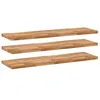 Image de vidaXL Étagères flottantes 3 pcs 160x40x4 cm acacia massif à l'huile