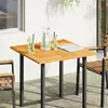 Image de vidaXL Dessus de table 80x80x2,2 cm carré bois massif d'acacia