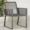 Image de vidaXL Chaises de jardin lot de 4 noir résine tressée