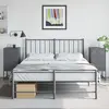 Image de vidaXL Tables de chevet 2 pcs anthracite 36x39x78 cm acier
