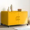 Image de vidaXL Table basse jaune moutarde 68x50x43,5 cm acier