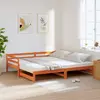 Image de vidaXL Lit de jour et lit gigogne sans matelas 90x190 cm bois massif