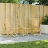 Image de vidaXL Chaises pliables de jardin lot de 2 46x66x99 cm bambou
