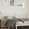 Image de vidaXL Tête de lit de remplacement métal blanc 180 cm