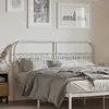 Image de vidaXL Tête de lit de remplacement métal blanc 150 cm