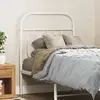 Image de vidaXL Tête de lit de remplacement métal blanc 75 cm