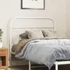 Image de vidaXL Tête de lit de remplacement métal blanc 100 cm